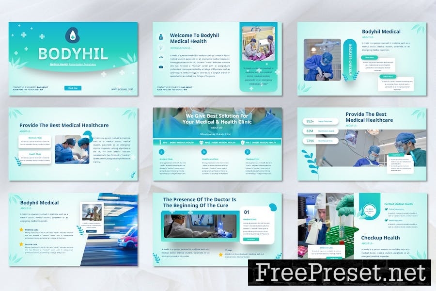 Bodyhil - Medical Powerpoint Template XZG8JVU