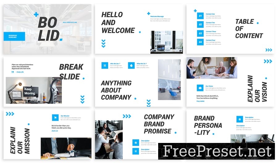 Bolid - Business Keynote Template 5XGBAEF