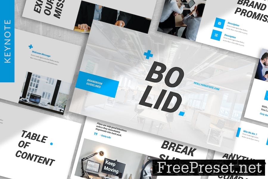 Bolid - Business Keynote Template 5XGBAEF