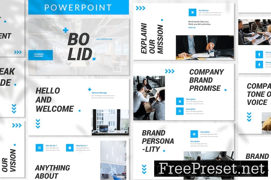 Bolid - Business Powerpoint Template WTXRDYU