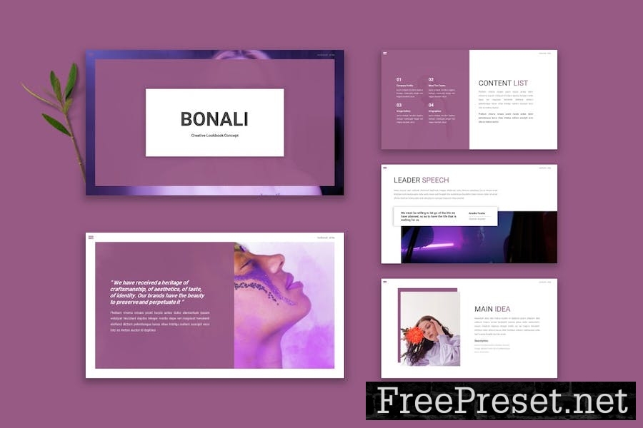 Bonali - Google Slide Template YUDG4QQ