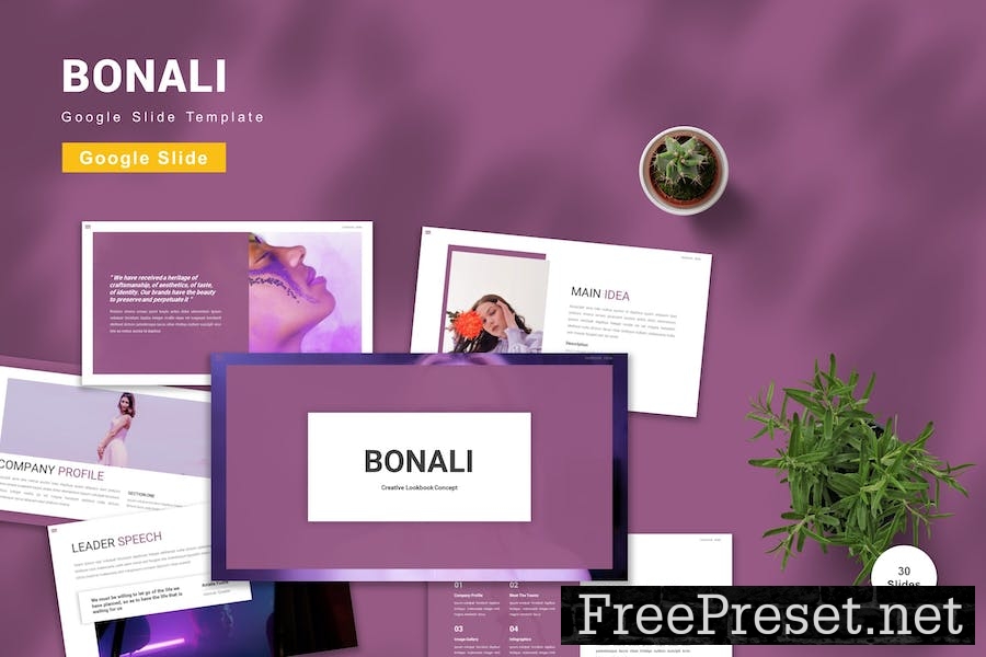 Bonali - Google Slide Template YUDG4QQ