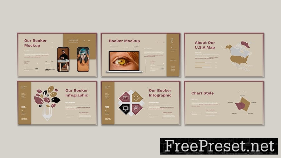 Booker - Business Presentation Keynote Template 5QY6T4E