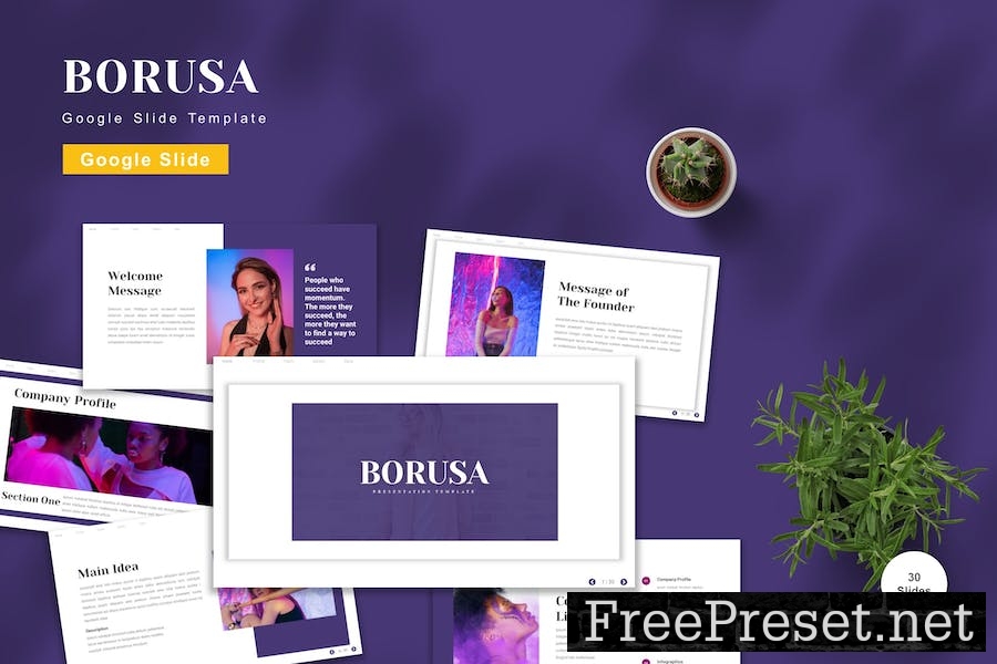 Borusa - Google Slide Template 7QC9BGD