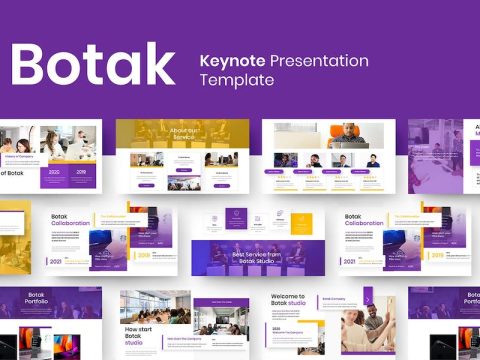 Botak – Business Keynote Template PM5TK3Q