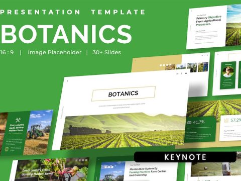 BOTANICS - Organic Agriculture Farm Keynote CJ8U2F8