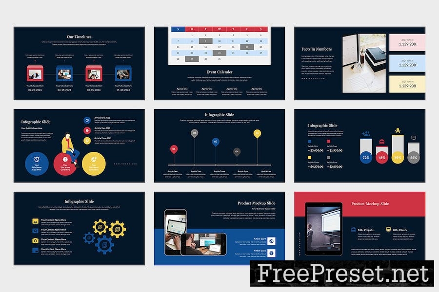 Bozoa : Annual Report Powerpoint Template BYLE58A