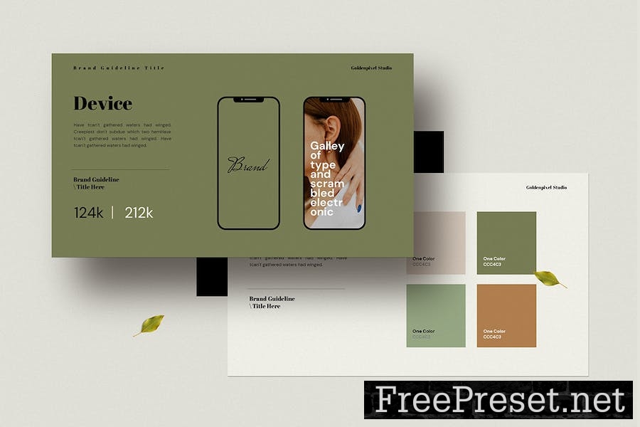 Brand Guideline Google Slides Template 5Y34UZA