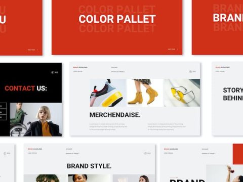 Brand Guideline Keynote Presentation Template