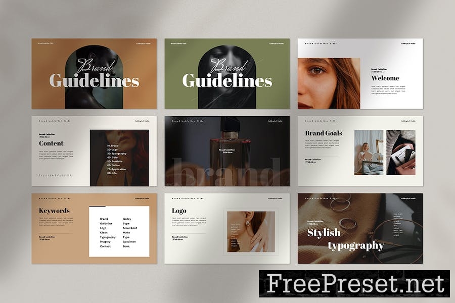 Brand Guideline Keynote Template CQZG3GZ