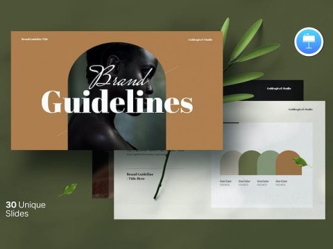 Brand Guideline Keynote Template CQZG3GZ