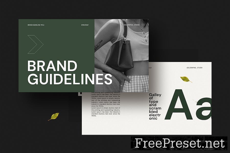 Brand Guideline Presentation Template 2G2CSJX