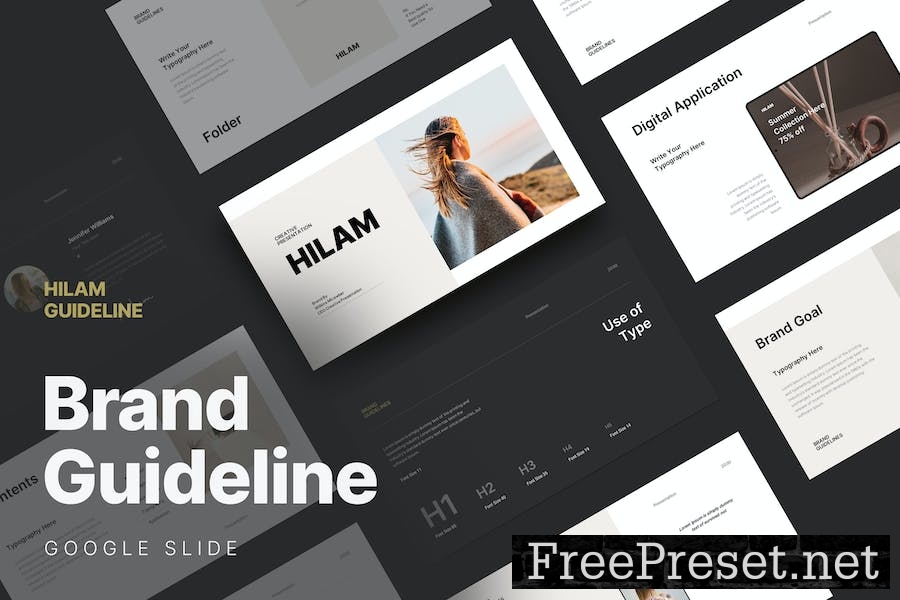 Brand Guideline Template B3RXDNB