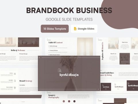 Brandbook Business Presentation Template Z87XQMV