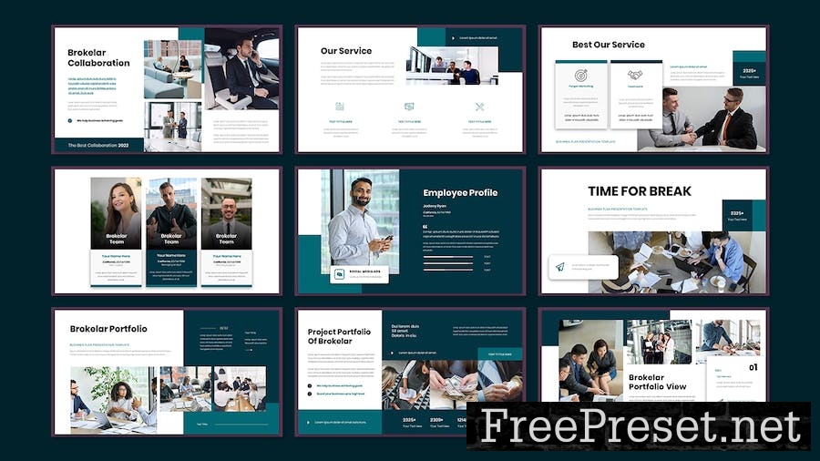 Brokelar - Business Presentation Keynote Template FL8G7Q2