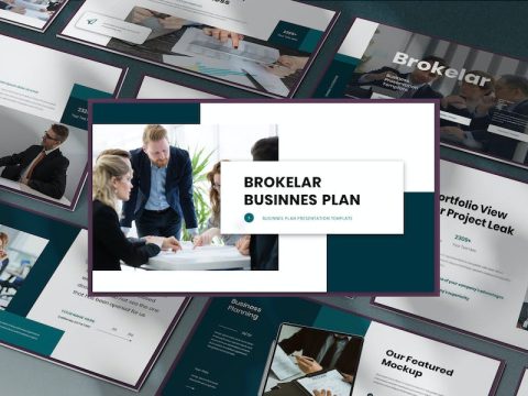 Brokelar - Business Presentation Keynote Template FL8G7Q2