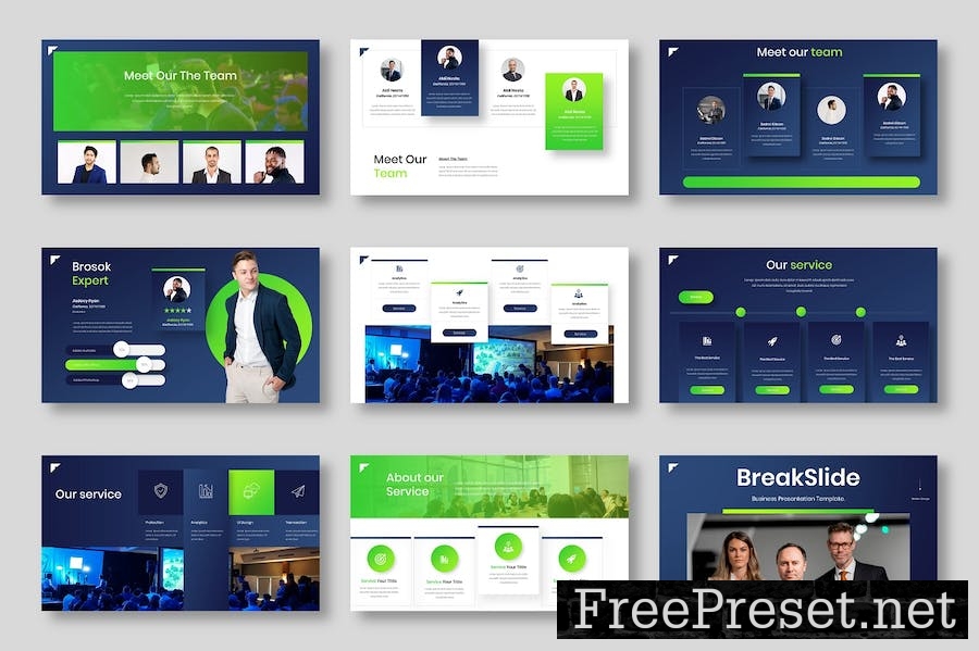 Brosok – Business Keynote Template FQ5Q47W