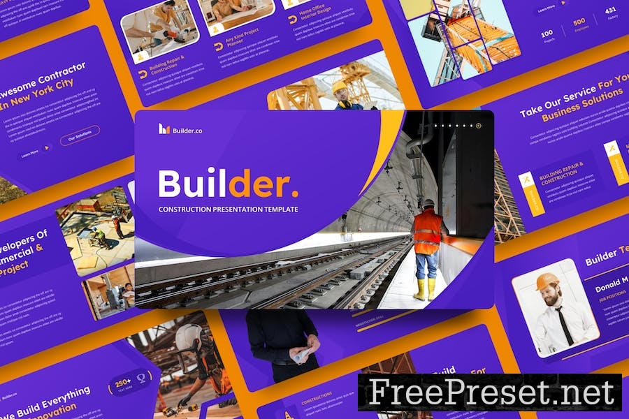 Builder - Construction Keynote Template ZT6962M