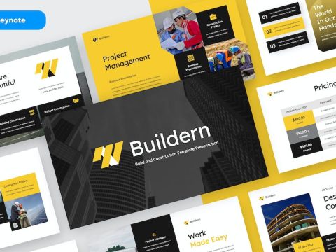 BUILDERN - Construction Keynote Template P2WV8ZG