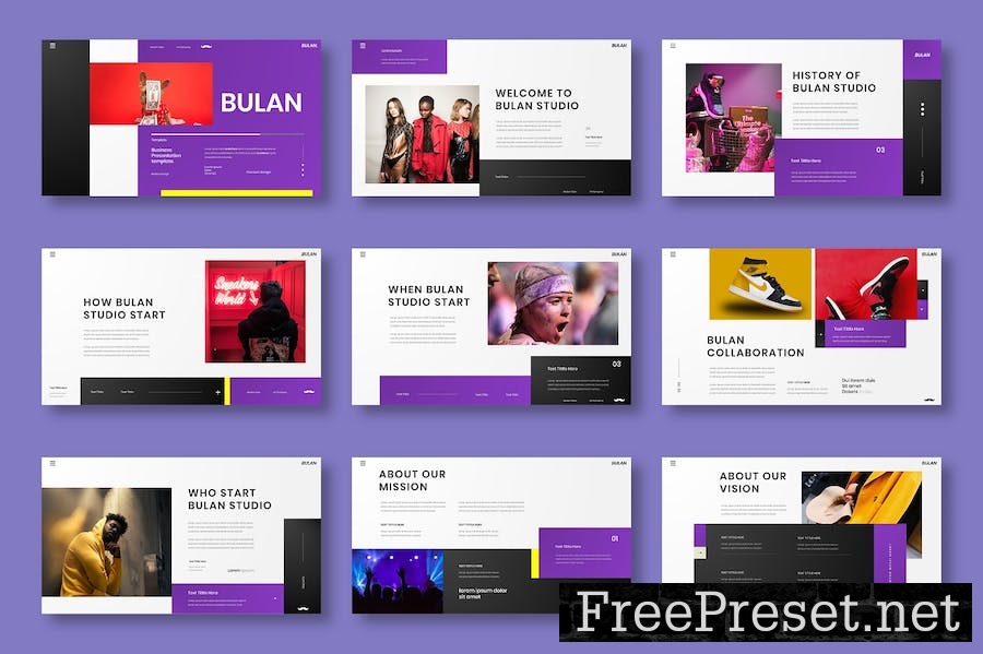 Bulan – Business Keynote Template 9JJYN4J