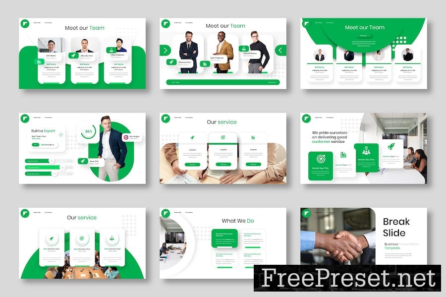 Bulma – Business Keynote Template BSM2SHJ