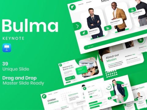 Bulma – Business Keynote Template BSM2SHJ