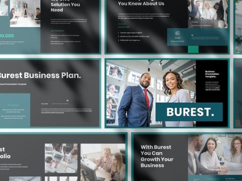 Burest Business Presentation Google Slide Template CELUPRN