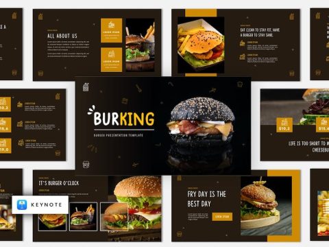 BURKING - Junk Foods Keynote Template JQV4E4P