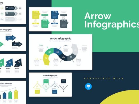 Business Arrow Keynote Infographics QG8SFXX