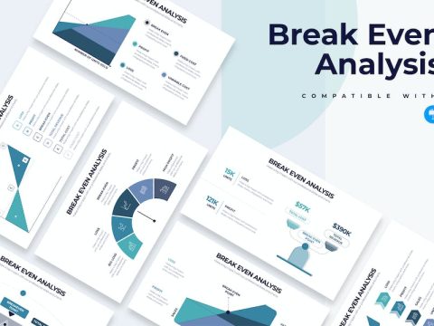 Business Break Even Keynote Infographics DFDAQKX