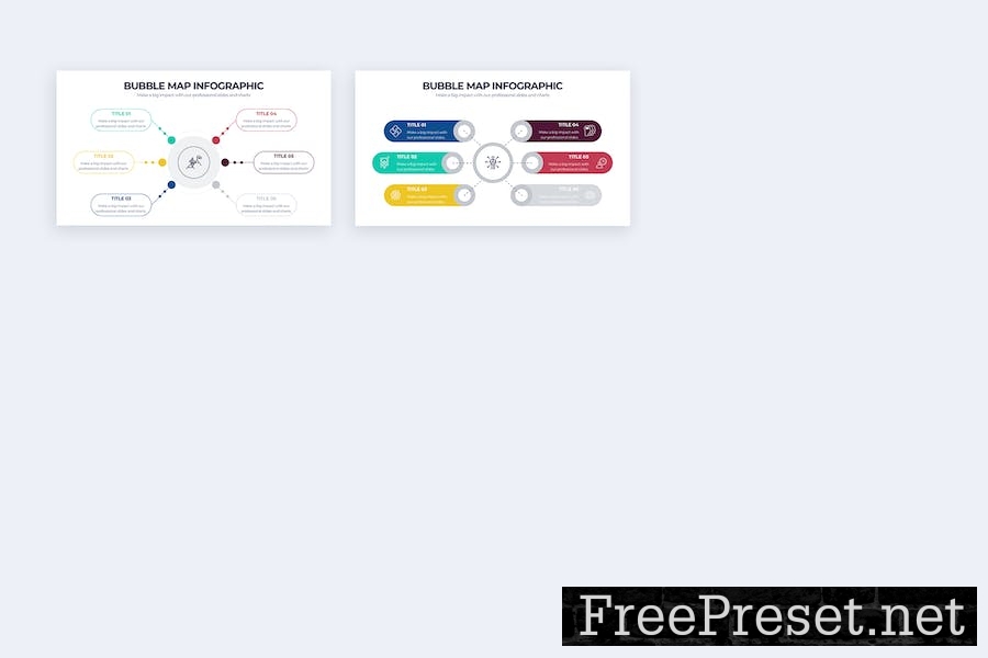 Business Bubble Map Keynote Infographics FBRMR73