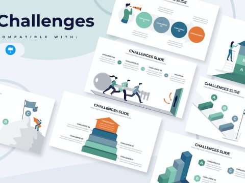 Business Challenges Keynote Infographics KGRQWCJ