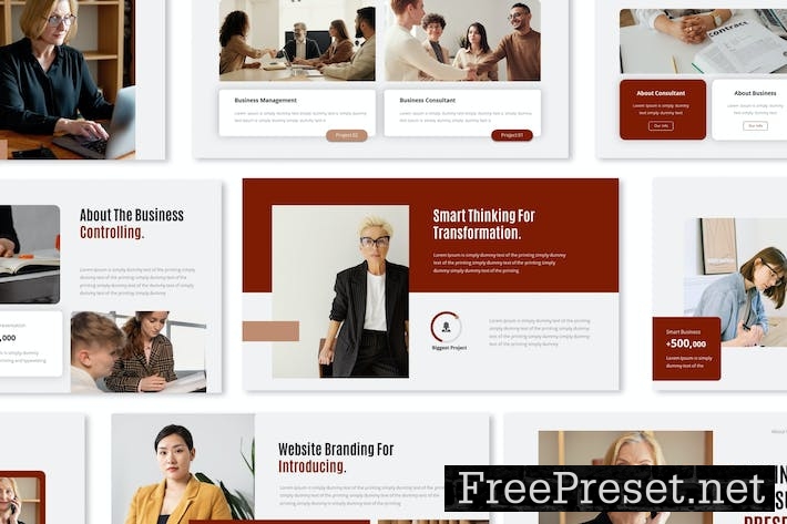 Business Consultant Keynote Presentation Template NZGN3VW