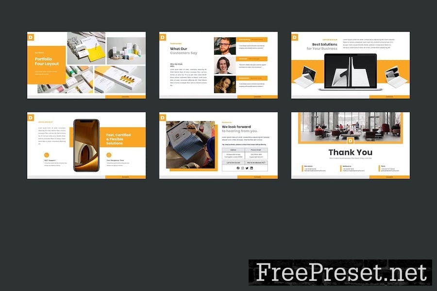 Business / Corporate PowerPoint Template PGFKSZD