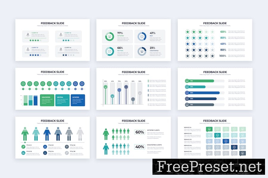 Business Feedback Keynote Infographics QQFHNFN