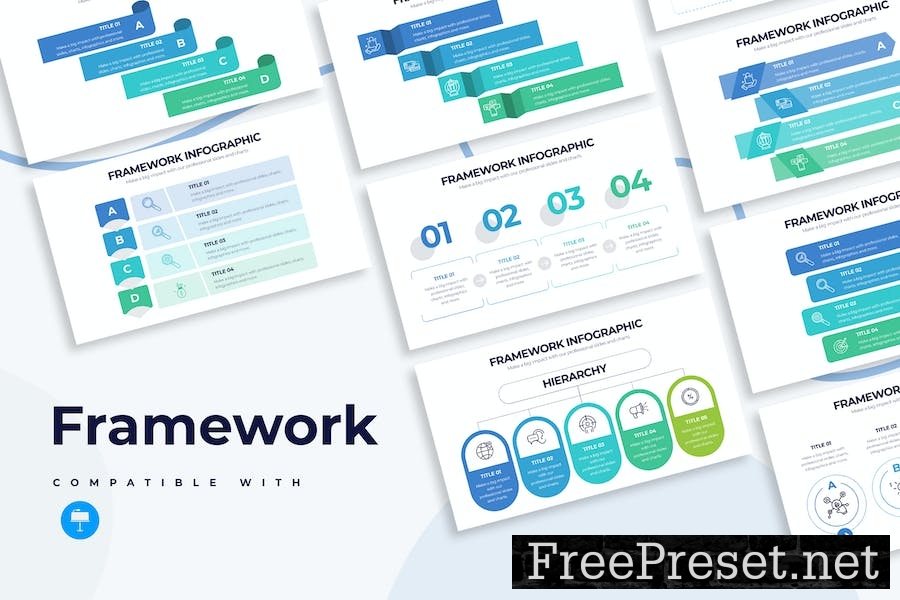 Business Framework Keynote Infographics J3K6TJ4