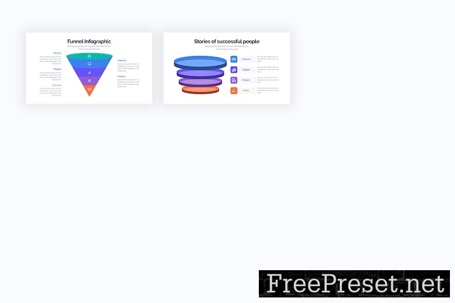 Business Funnel Keynote Infographics QJ39TL8