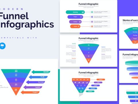 Business Funnel Keynote Infographics QJ39TL8