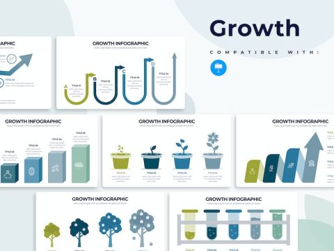 Business Growth Keynote Infographics SNEW7NJ