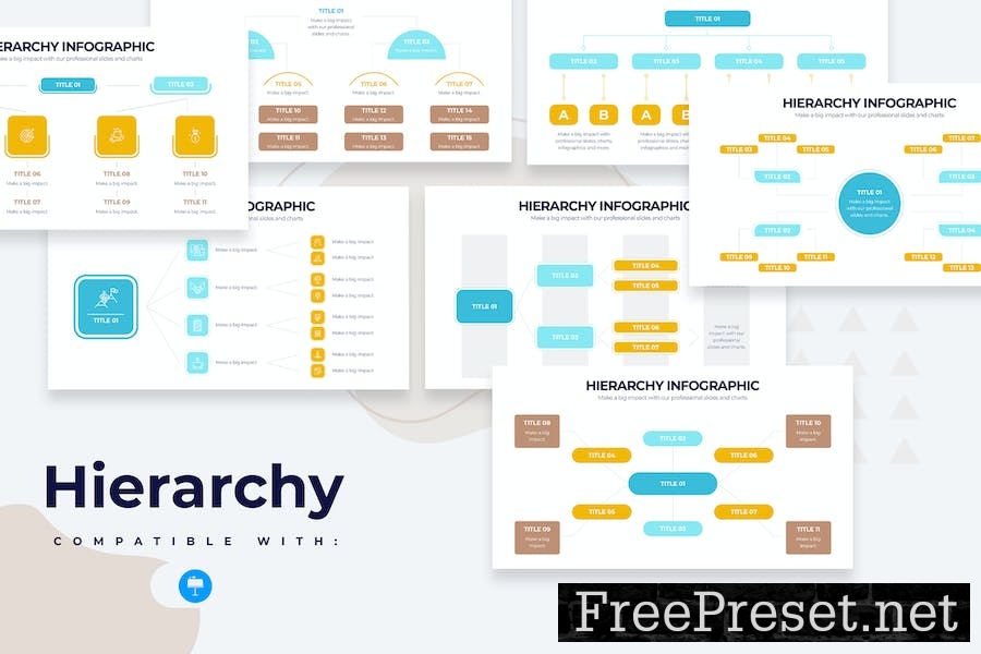 Business Hierarchy Keynote Infographics NH2WYKH