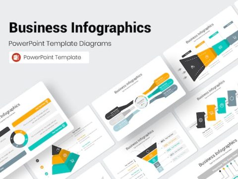 Business Infographics PowerPoint Presentation Temp 6EE795L