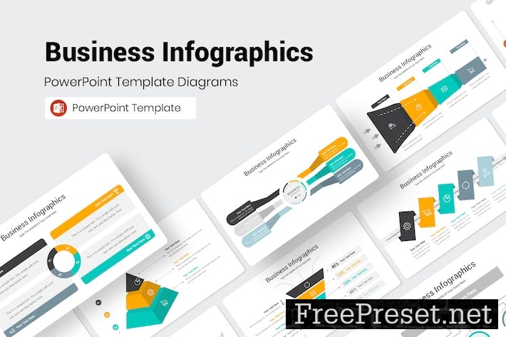 Business Infographics PowerPoint Presentation Temp 6EE795L