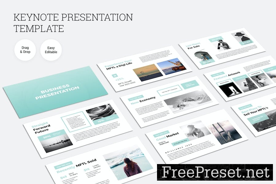 Business Keynote Presentation Template 9Z8YPSF