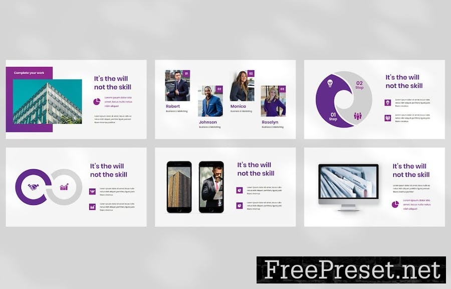 Business Keynote Presentation Template QFSDWG5