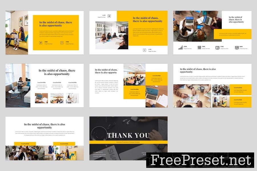 Business Keynote Template 8FBSNNS