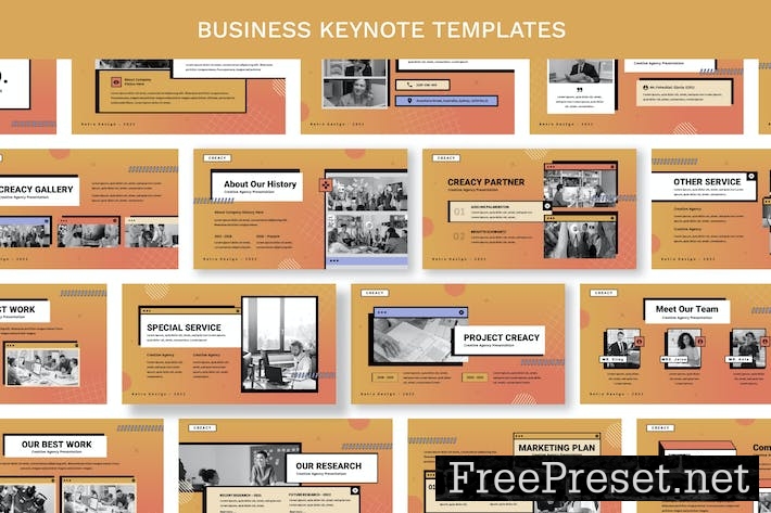 Business Keynote Template CVEWLLE