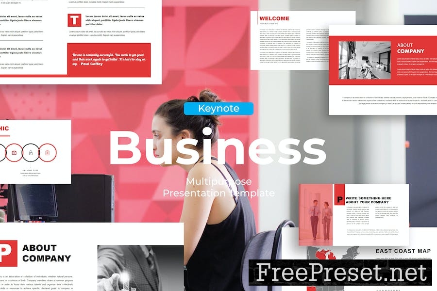 Business - Keynote Template EQN749N