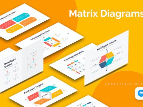 Business Matrix Diagram Keynote Infographics 8EZ56QU