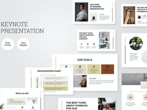 Business Modern Keynote Presentation Template WNNJ9AH