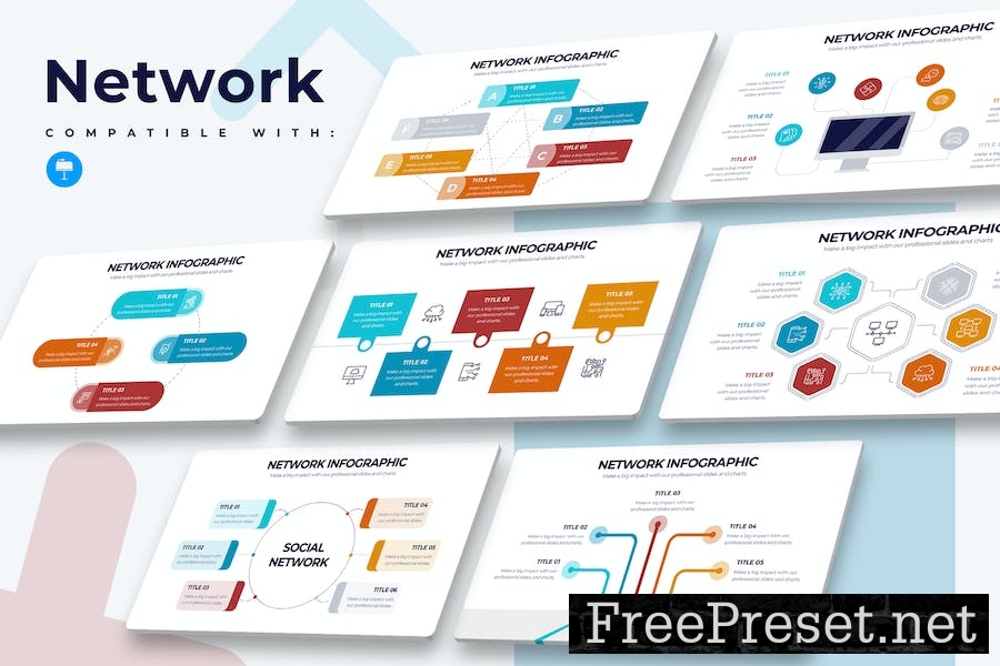 Business Network Keynote Infographics Y2QSDSP